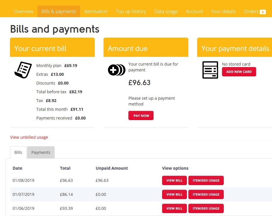 btc bahamas view bill online